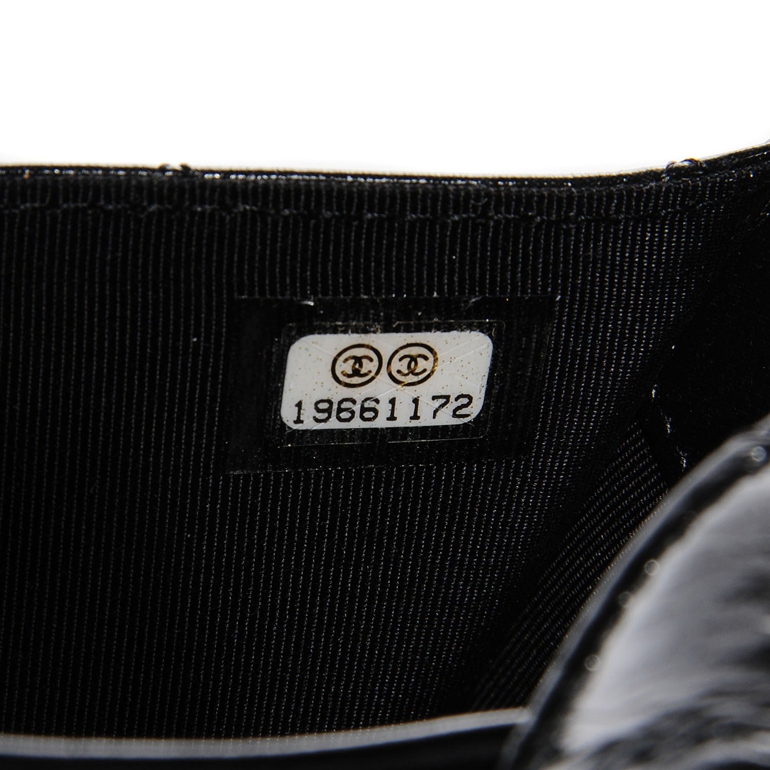 Chanel Glazed Calfskin Quilted Reissue Small Flap Wallet Black 8 of 9