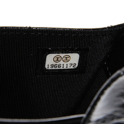 Chanel Glazed Calfskin Quilted Reissue Small Flap Wallet Black 8 of 9