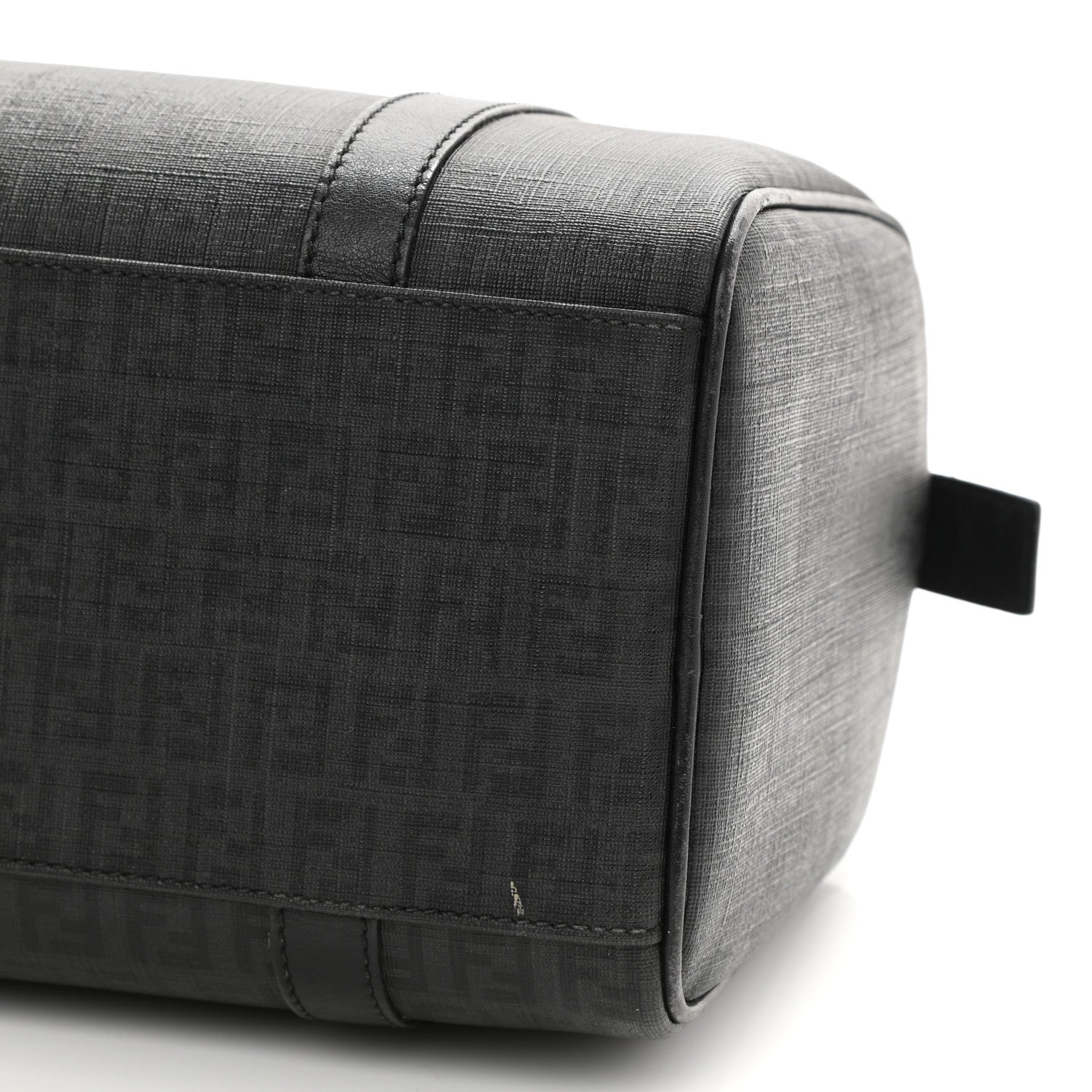 Fendi Zucchino Spalmati Vitello Small Boston Black 10 of 11