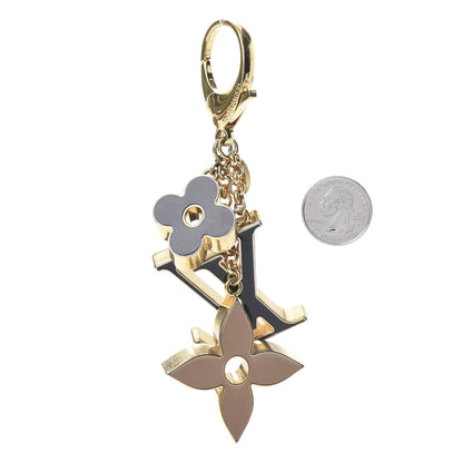 Louis Vuitton Fleur De Monogram Bag Charm Dore 2 of 5