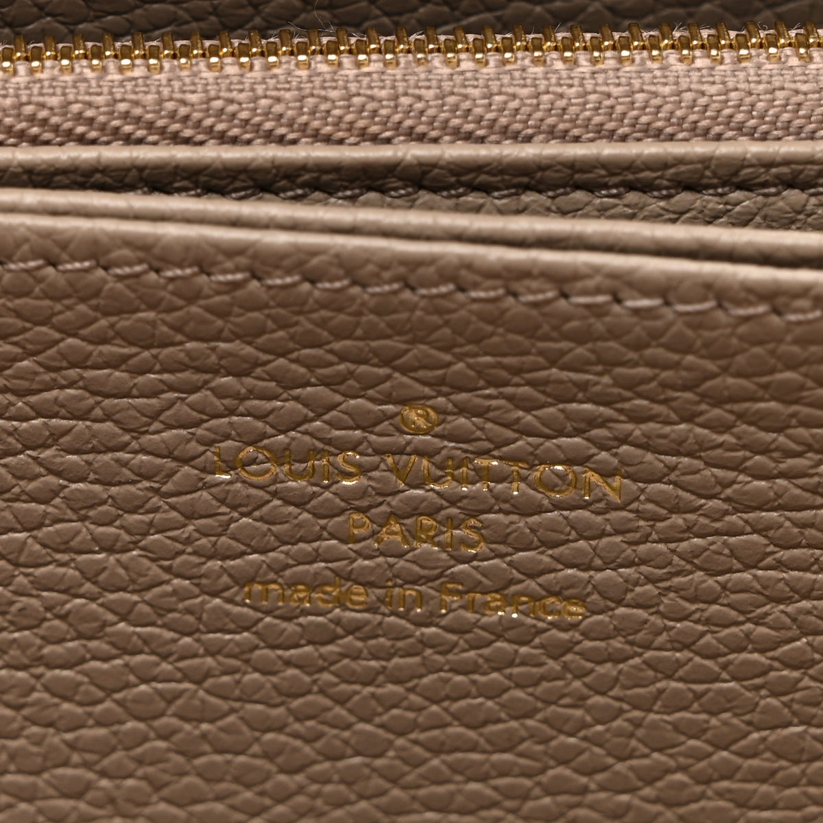 Louis Vuitton Empreinte Monogram Giant Zippy Wallet Tourterelle Creme 6 of 7