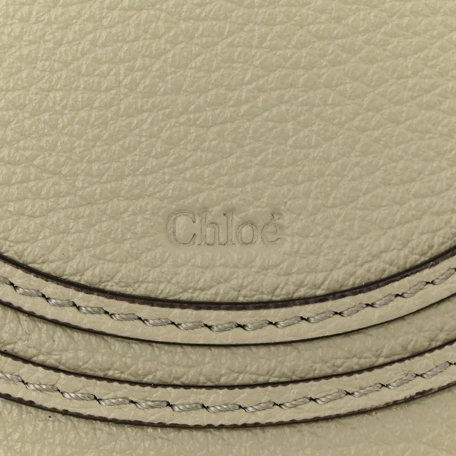 Chloe Raffia Small Grain Calfskin Small Marcie Basket Crossbody Faded Green 6 of 10
