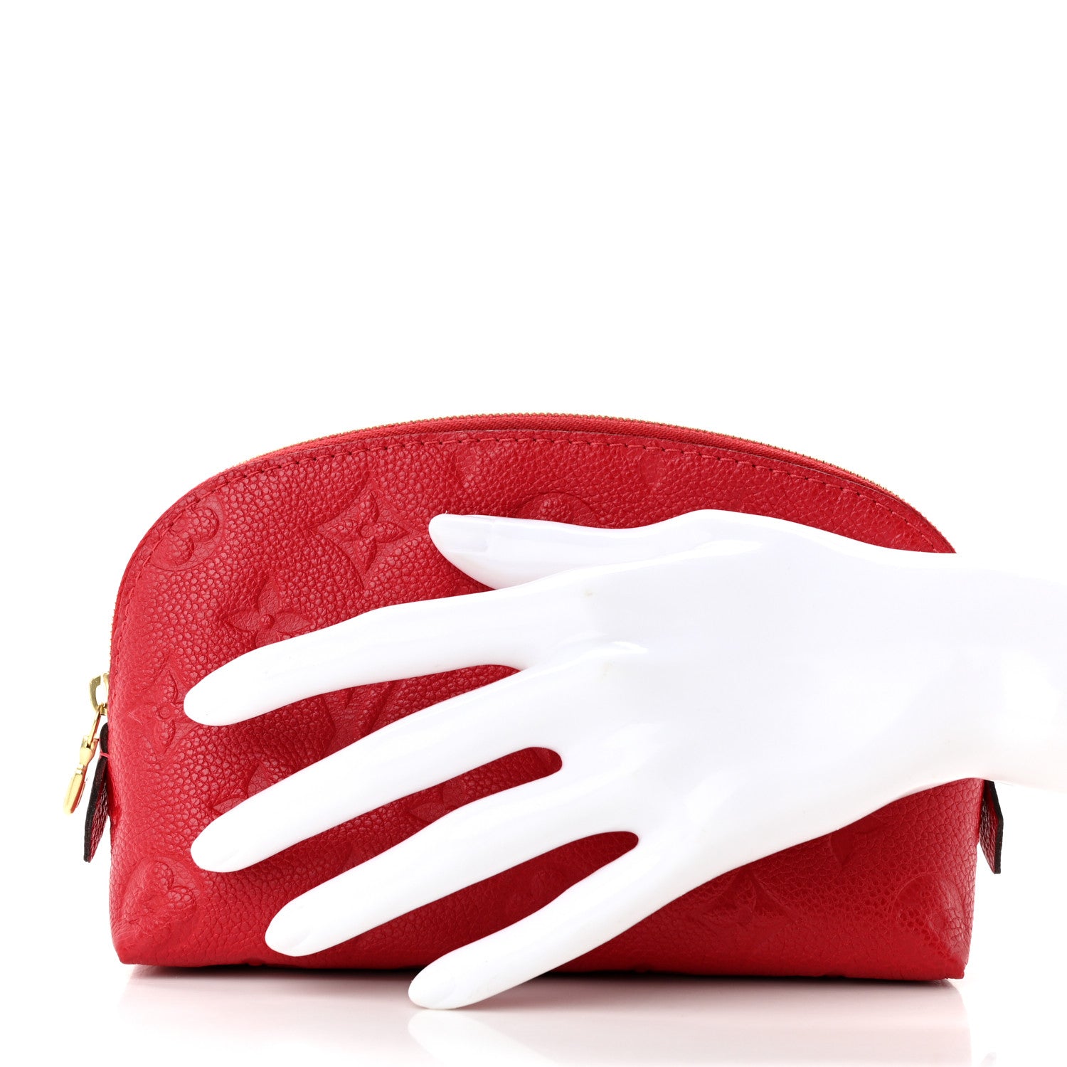 Louis Vuitton Empreinte Cosmetic Pouch Scarlet 2 of 11