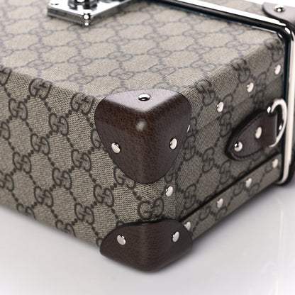Gucci GG Supreme Monogram Globe-Trotter Beauty Case Brown 8 of 11