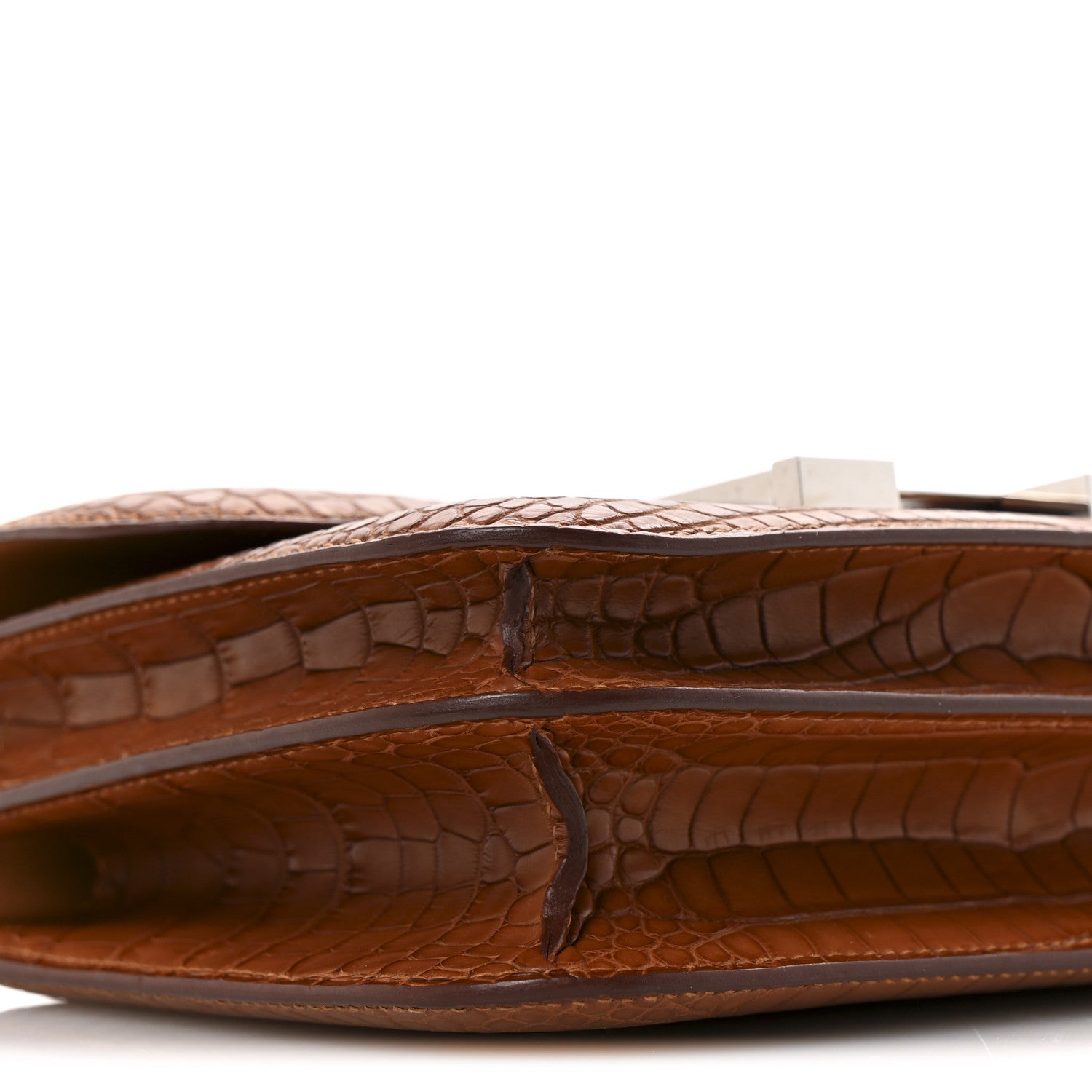Hermes Matte Alligator Constance 18 Gold 9 of 10