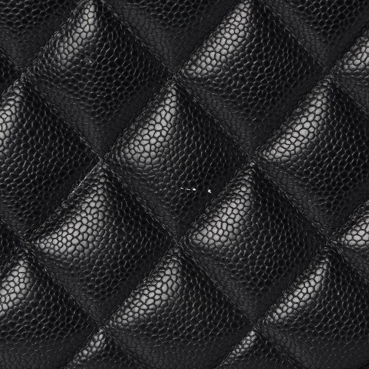 Caviar Quilted Medallion Tote Black