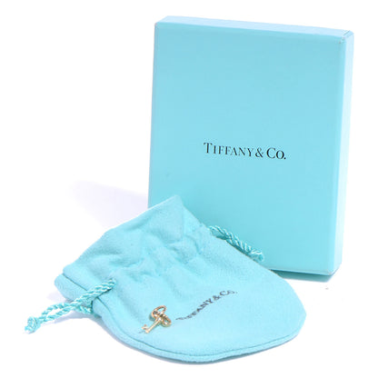 Tiffany 18k Yellow Gold Diamond Small Key Pendant 4 of 5