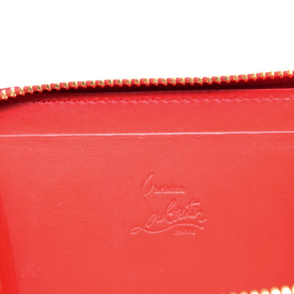 Christian Louboutin Metallic Suede Unicorn Spikes Panettone Coin Purse White 4 of 9