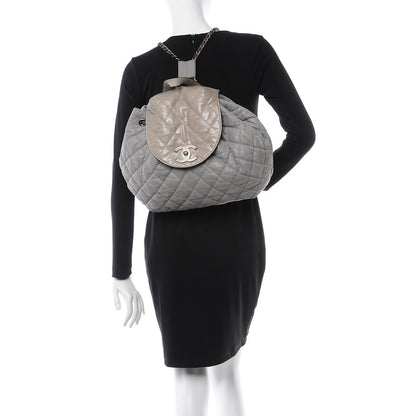 Chanel Iridescent Calfskin Quilted In The Mix Backpack Grey 2 of 14
