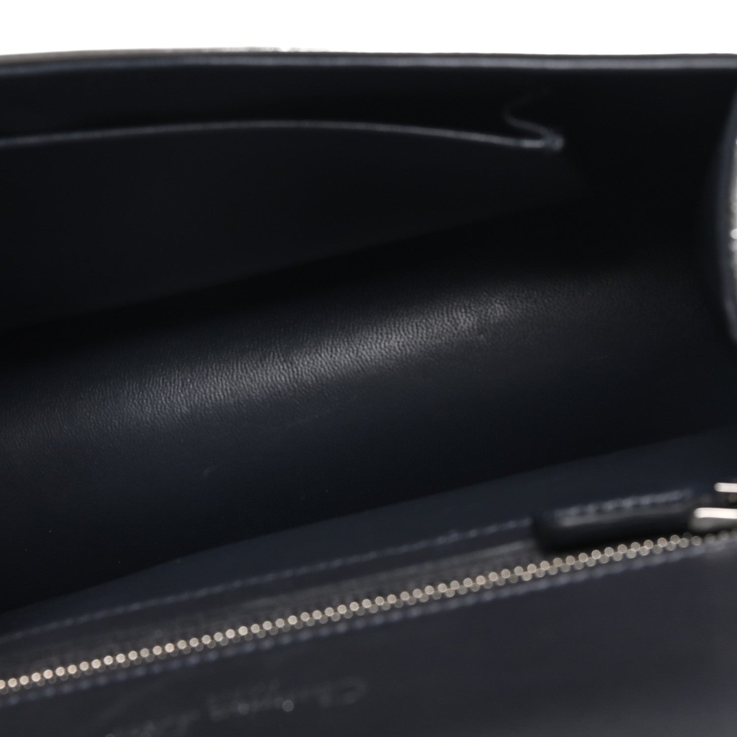 Christian Dior Metallic Patent Micro-Cannage Small Diorama Flap Bag Silver 5 of 9