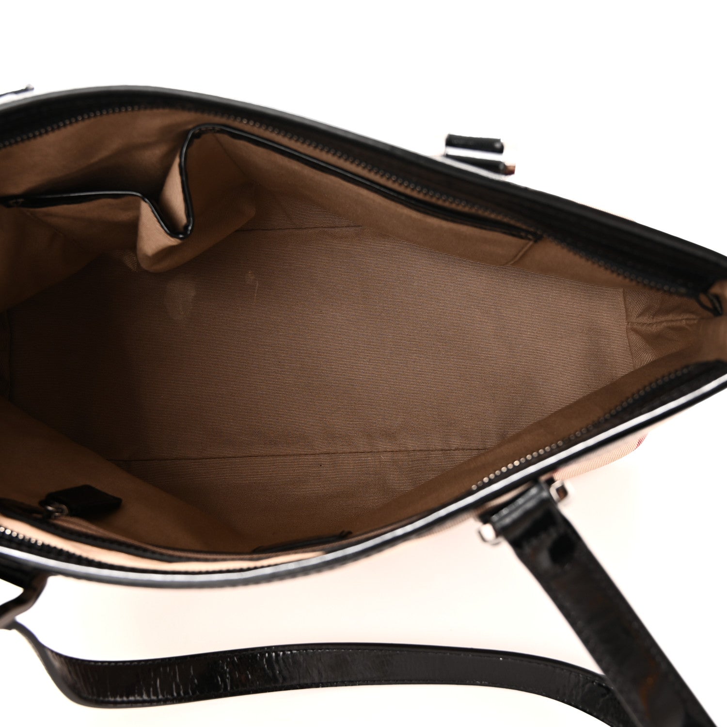 Burberry Supernova Check Small Nickie Tote Black 5 of 10