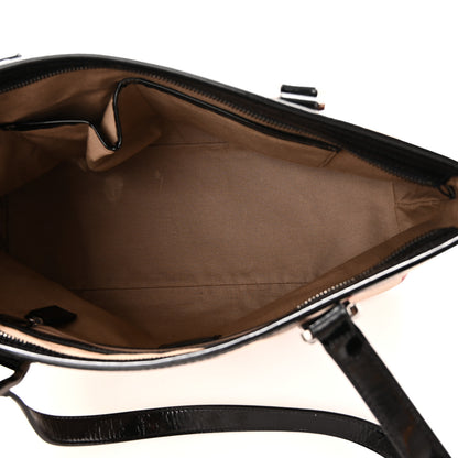 Burberry Supernova Check Small Nickie Tote Black 5 of 10