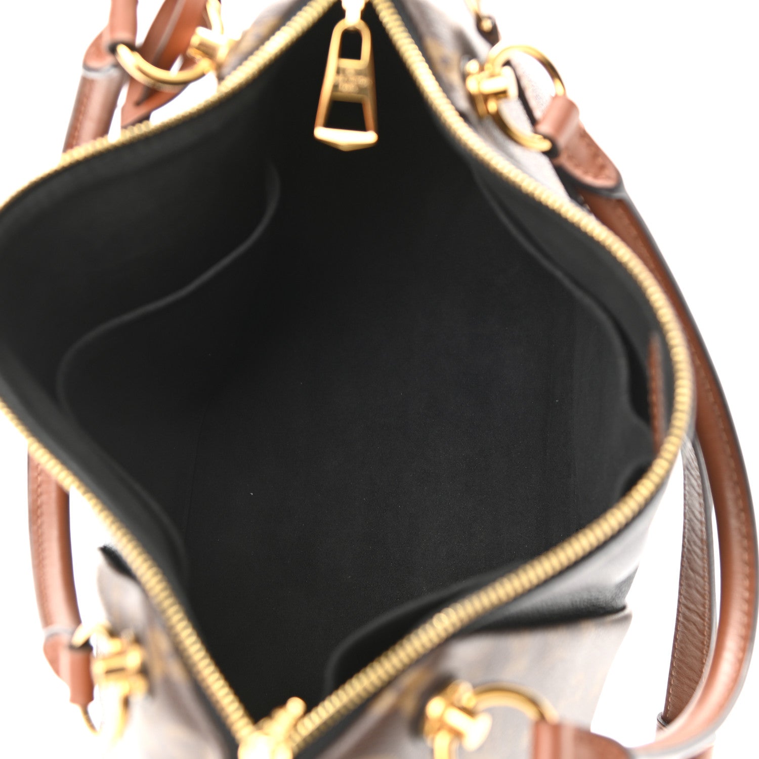 Louis Vuitton Monogram V Tote MM Black 8 of 12