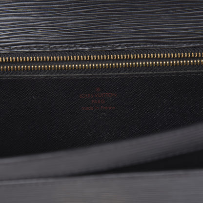 Louis Vuitton Epi Pochette Sellier Dragonne Clutch Black 6 of 12