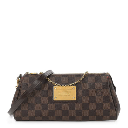 Louis Vuitton Damier Ebene Eva Clutch 1 of 9