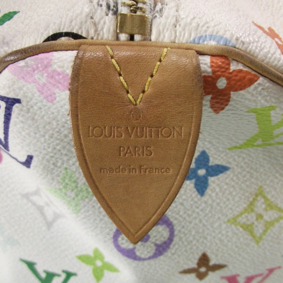Monogram Multicolor Speedy 30 White