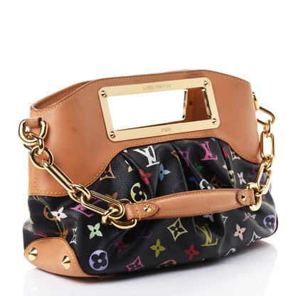 Louis Vuitton Monogram Multicolor Judy PM Black 2 of 4