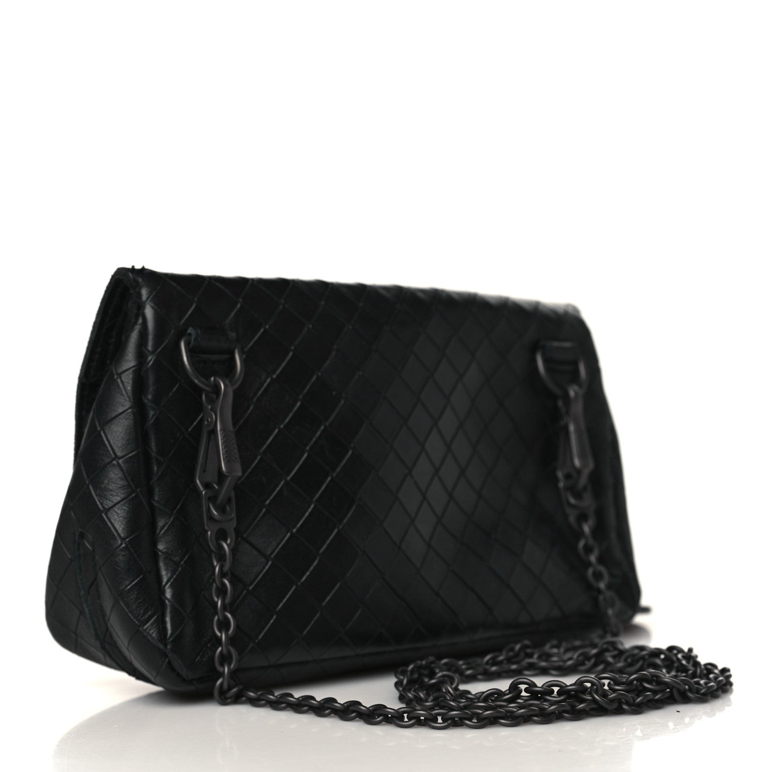 Bottega Veneta Nappa Intrecciato Small Chain Crossbody Black 3 of 10