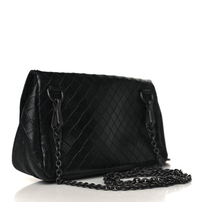 Bottega Veneta Nappa Intrecciato Small Chain Crossbody Black 3 of 10