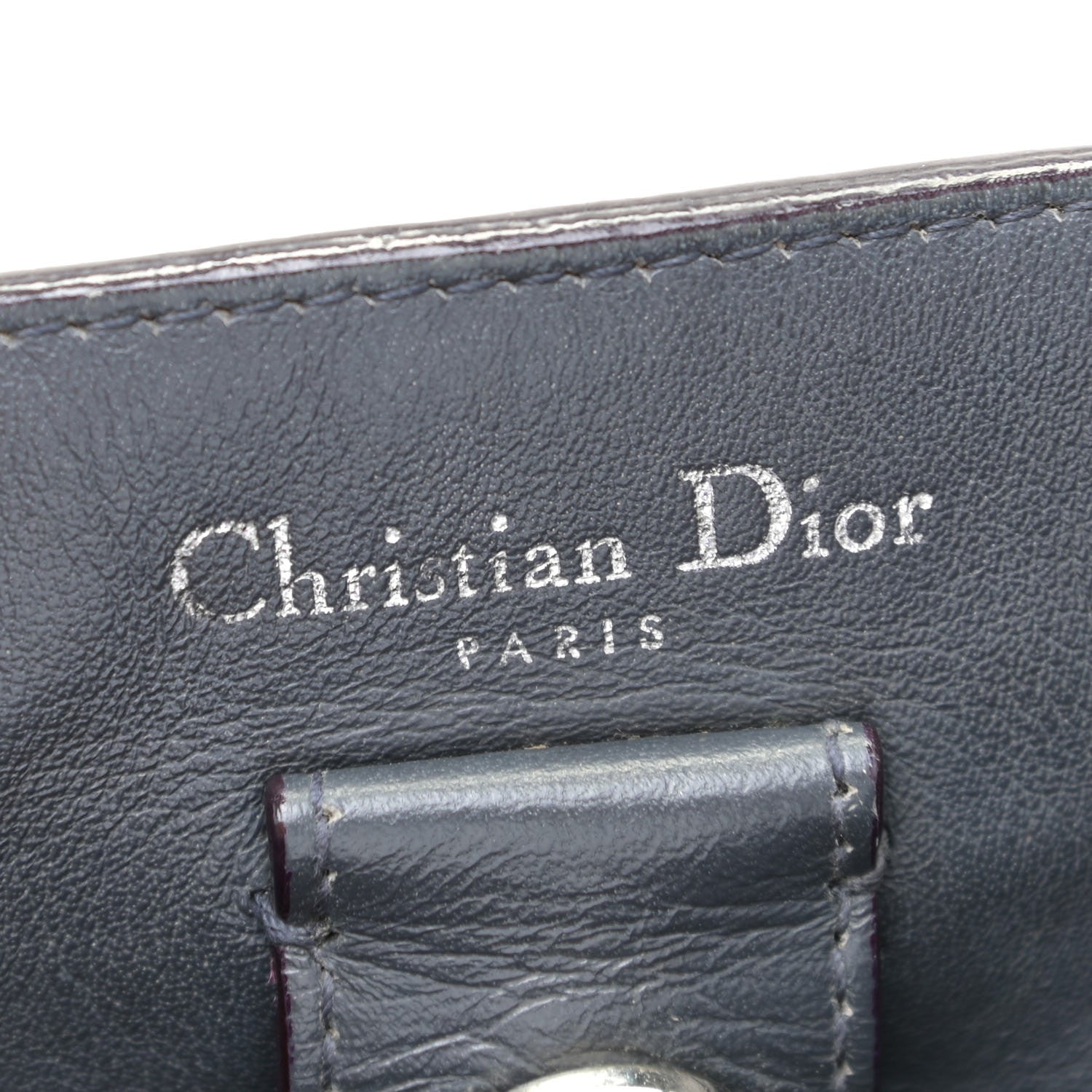 Christian Dior Metallic Bullcalf Medium Diorissimo Tote Pink 8 of 13