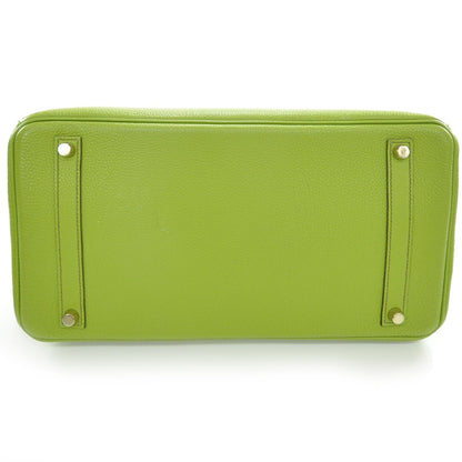 Hermes Togo Birkin 35 Vert Anis 4 of 8
