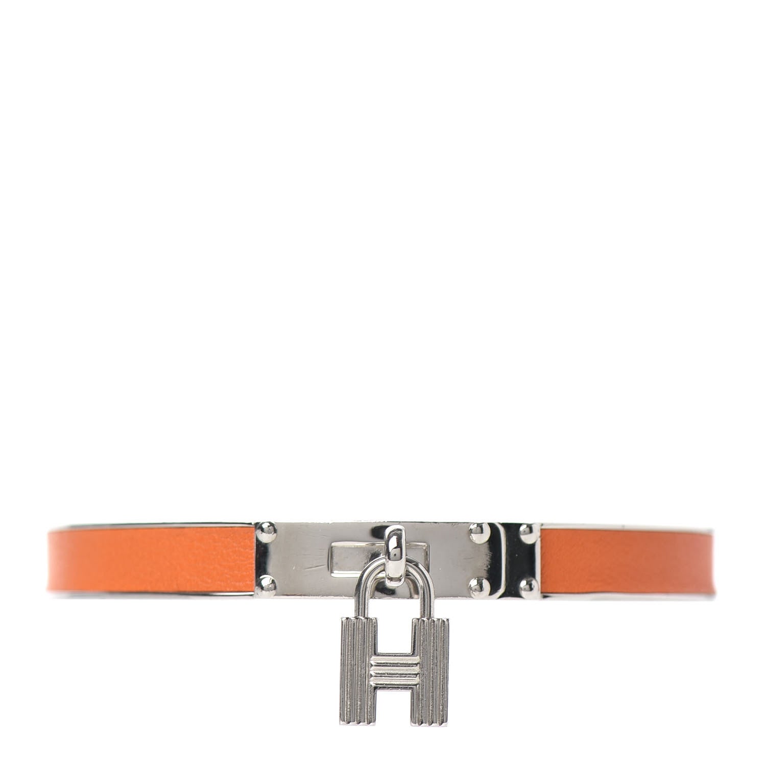 Hermes Swift Kelly H Cadena Bracelet Orange 1 of 4