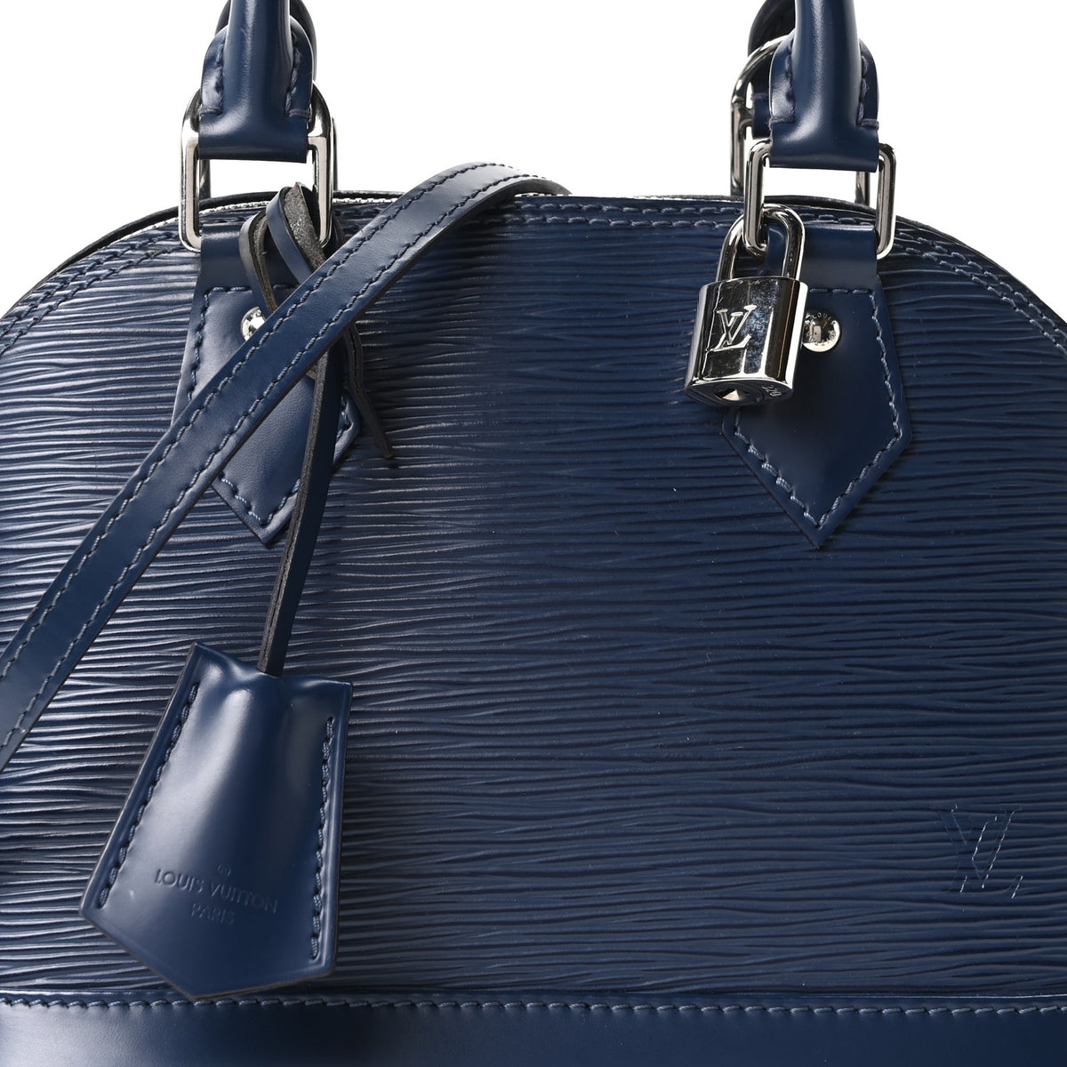 Louis Vuitton Epi Alma BB Indigo 7 of 9