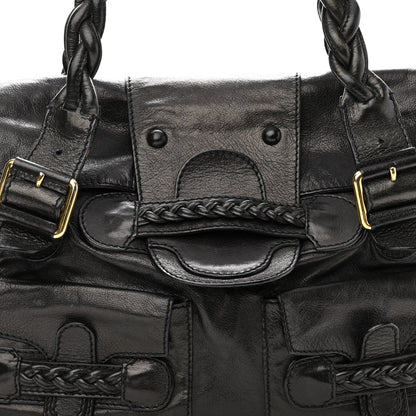 Valentino Garavani Calfskin Large Histoire Black 7 of 11