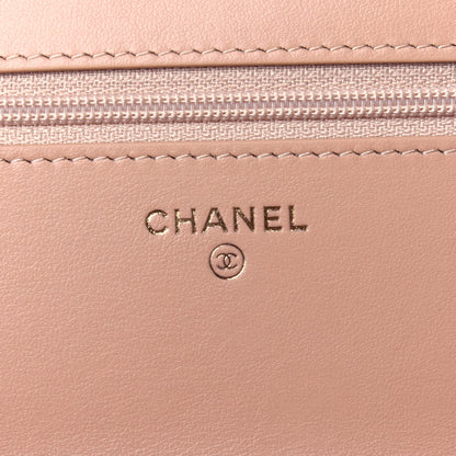 Chanel Calfskin Quilted Perfect Fit Wallet On Chain WOC Beige 7 of 15