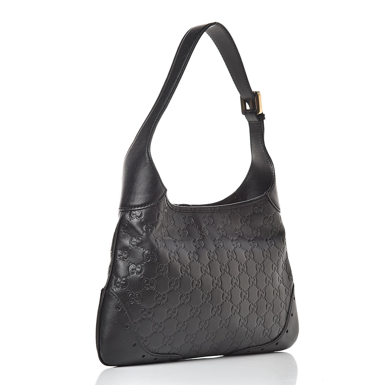 Gucci Guccissima Punch Hobo Black 3 of 12