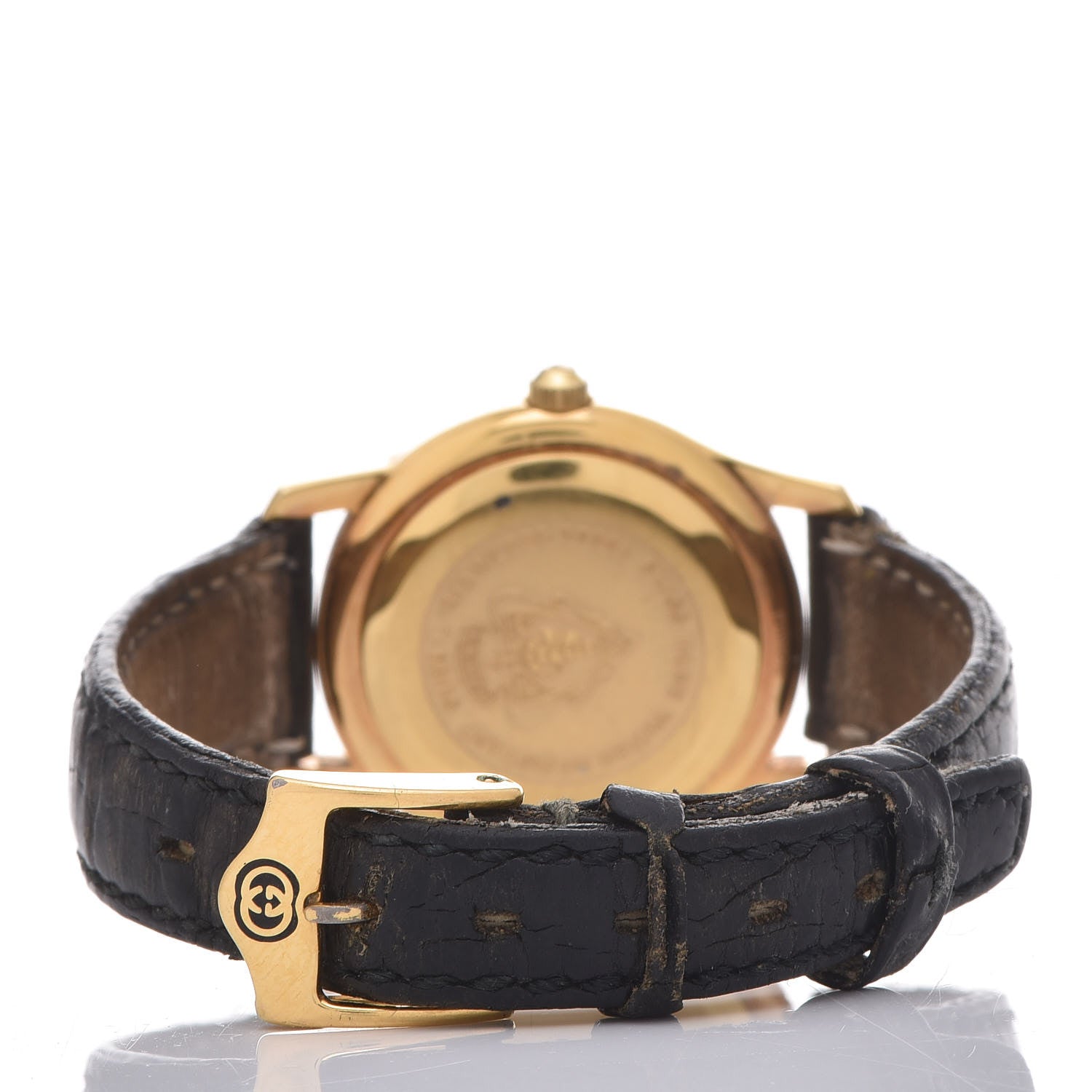 Gucci Stainless Steel Calfskin 27mm 5400L Quartz Watch Black 4 of 11