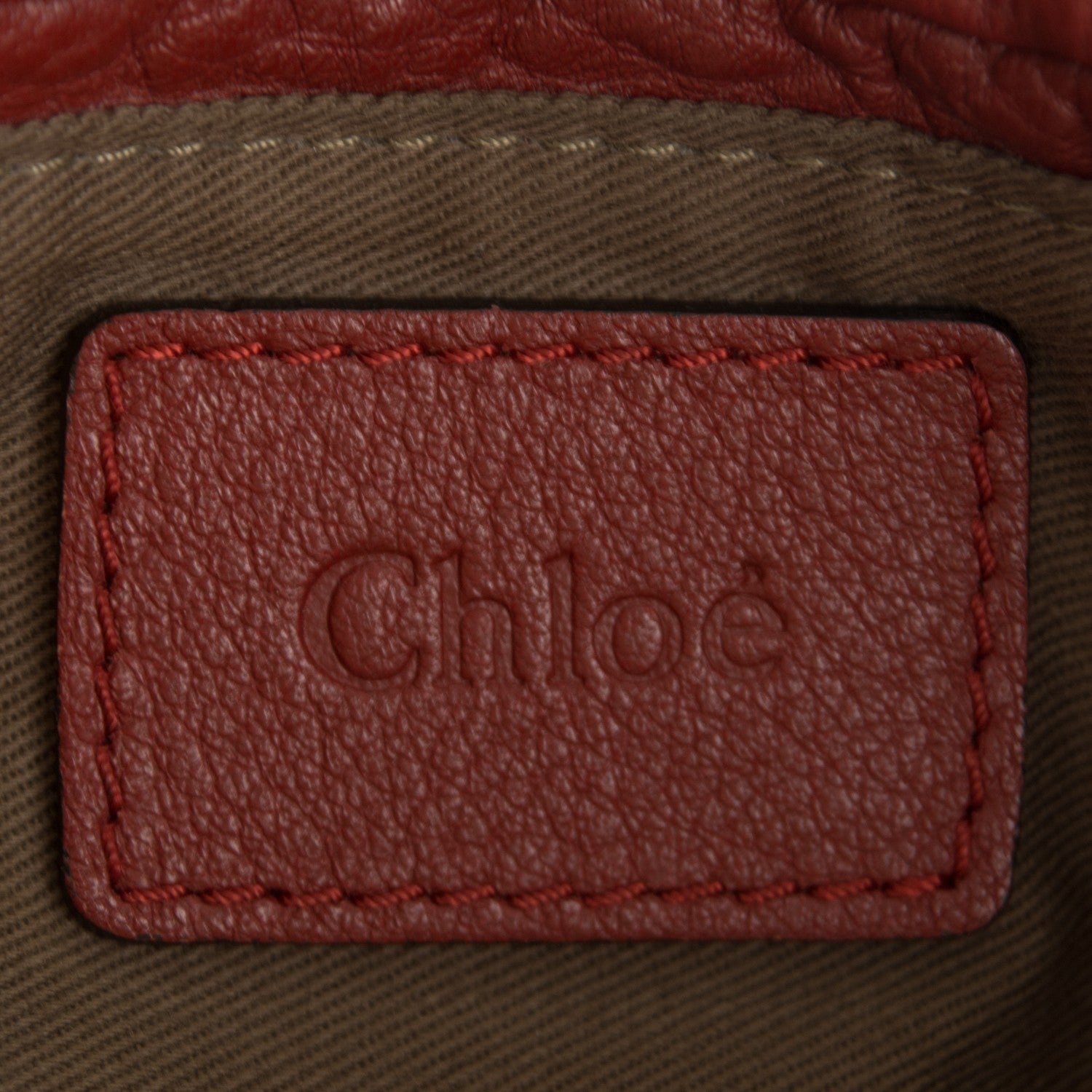 Chloe Calfskin Medium Marcie Satchel Garnet 6 of 7