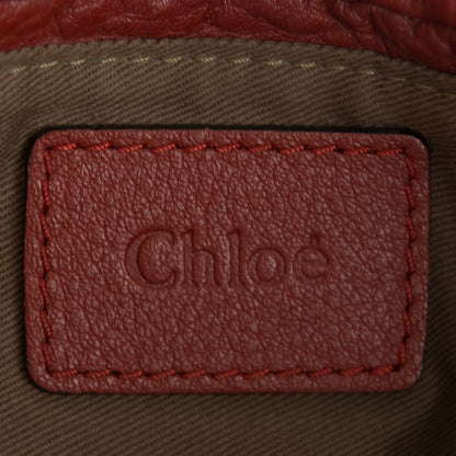 Chloe Calfskin Medium Marcie Satchel Garnet 6 of 7