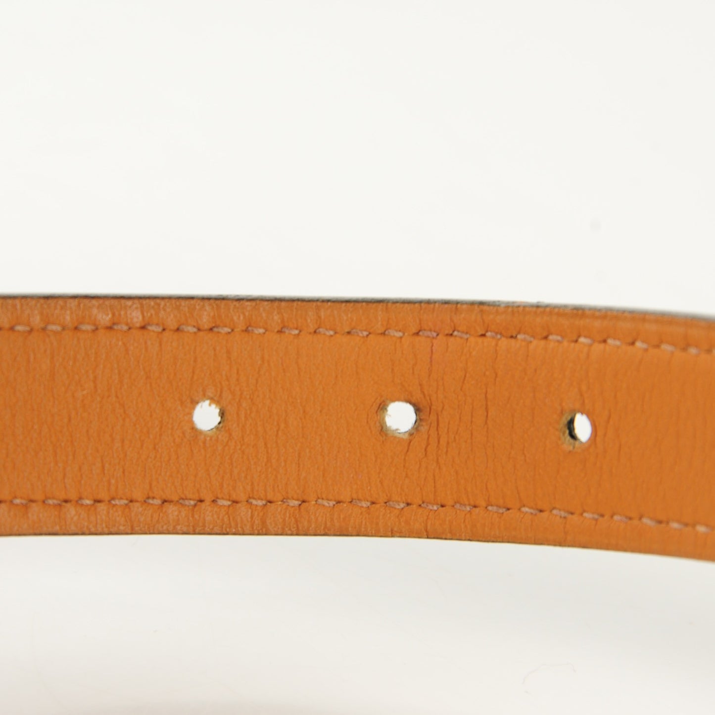 Hunter Cowhide Etriviere Double Tour Bracelet L Black
