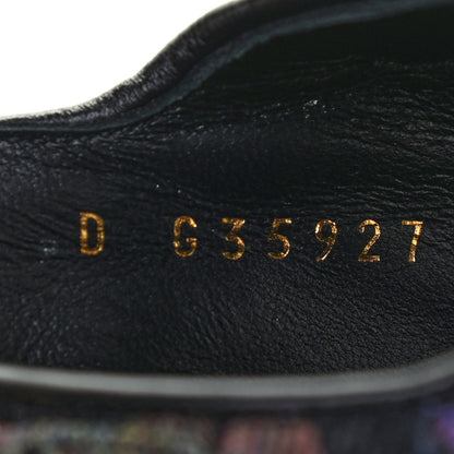 Chanel Denim Quilted Dad Sandals 36.5 Black Multicolor 5 of 5