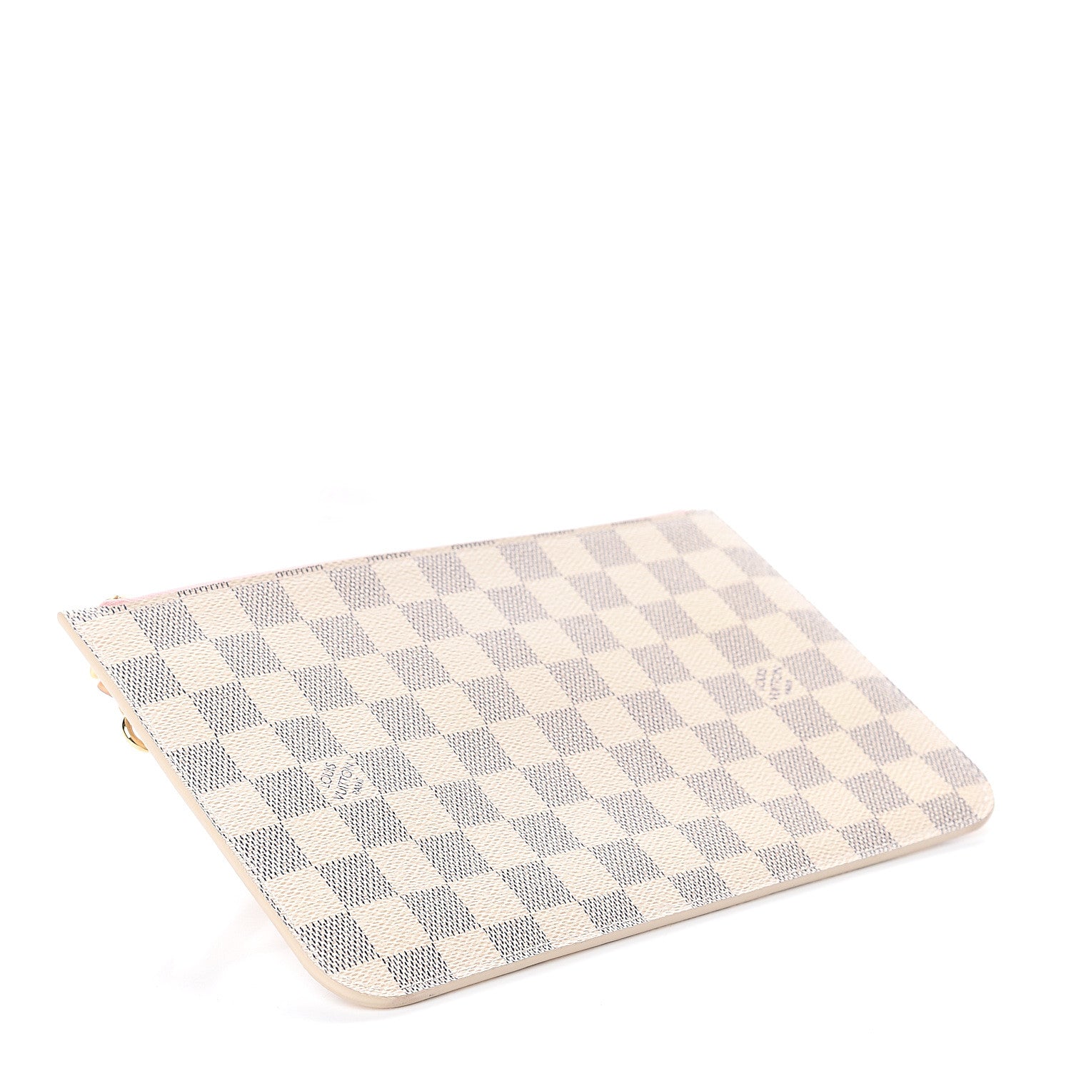 Louis Vuitton Damier Azur Neverfull MM GM Pochette Rose Ballerine 3 of 6
