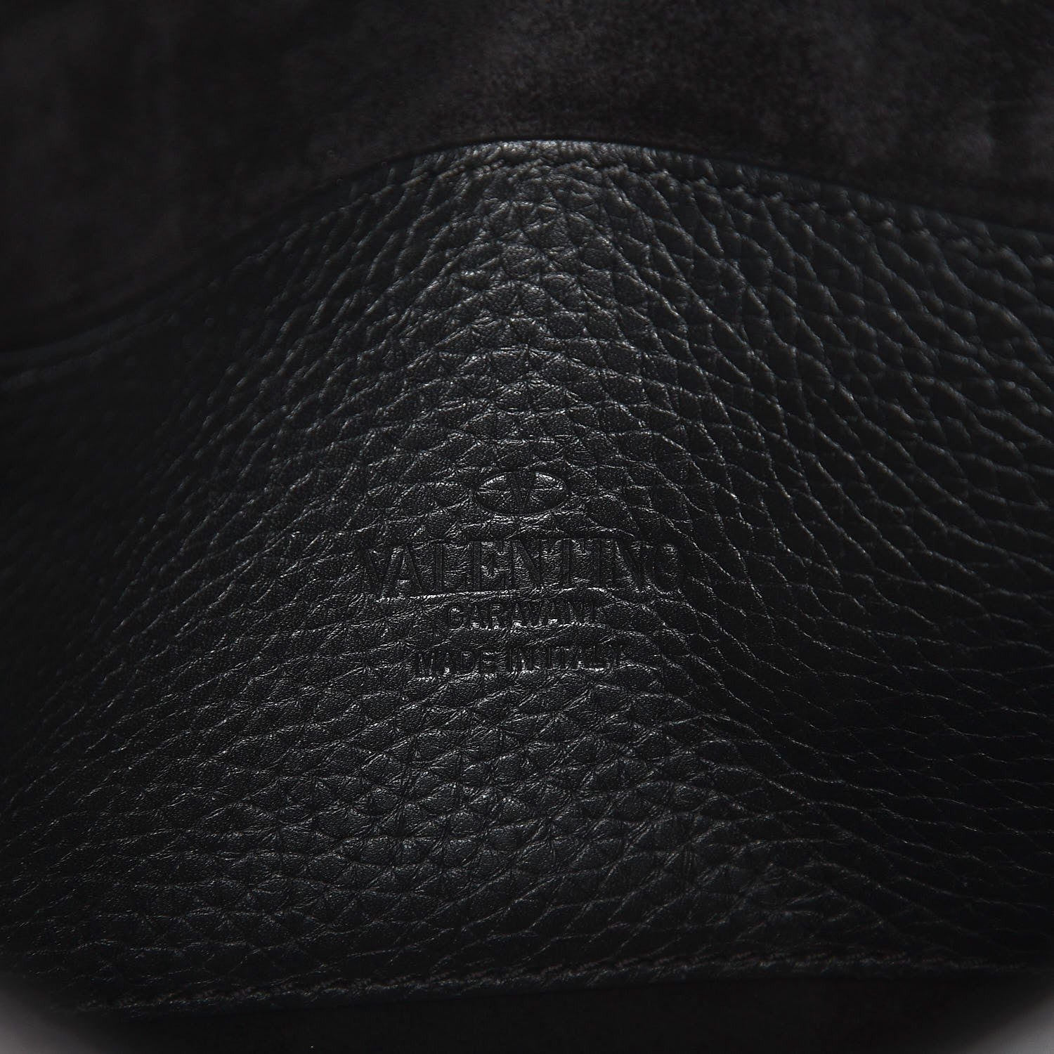 Valentino Garavani Pebbled Calfskin Medium Rockstud Flip Lock Crossbody Bag Black 6 of 7