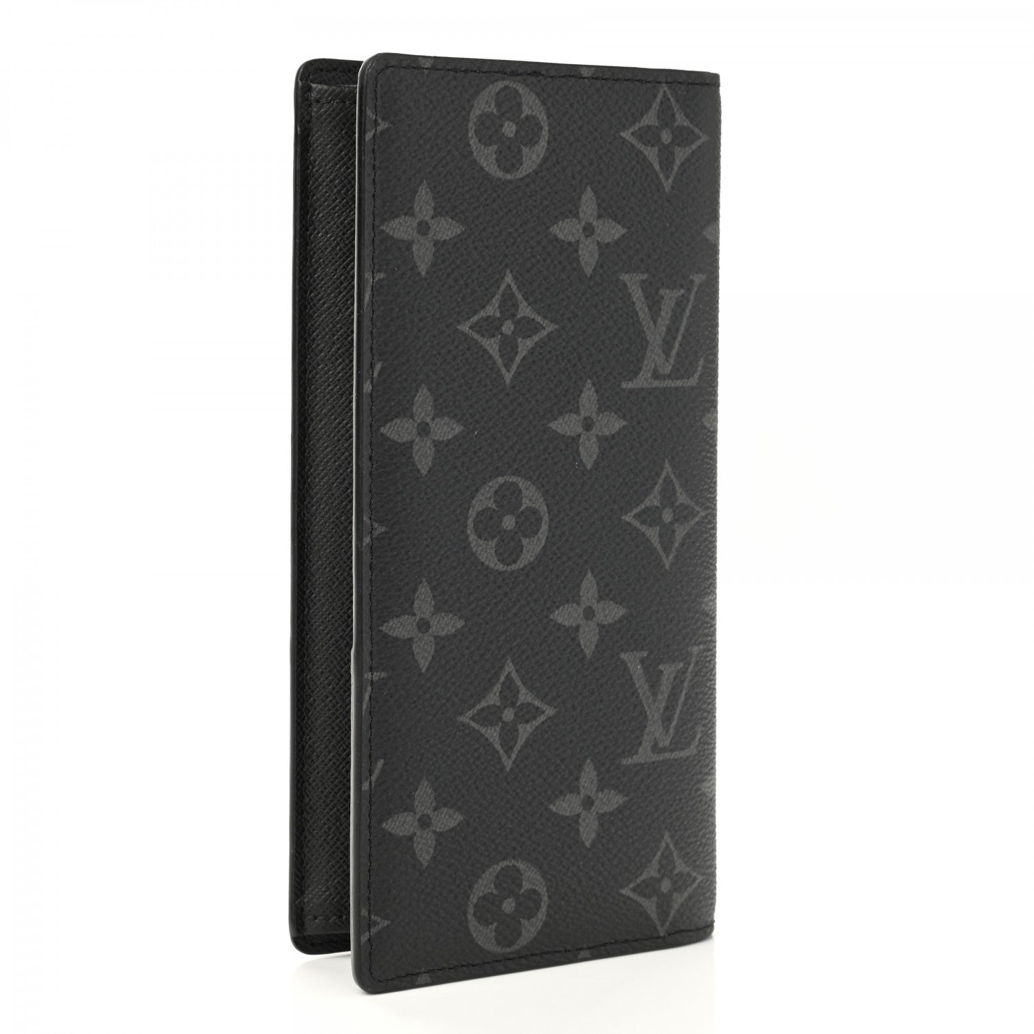 Louis Vuitton Monogram Eclipse Brazza Wallet 3 of 9