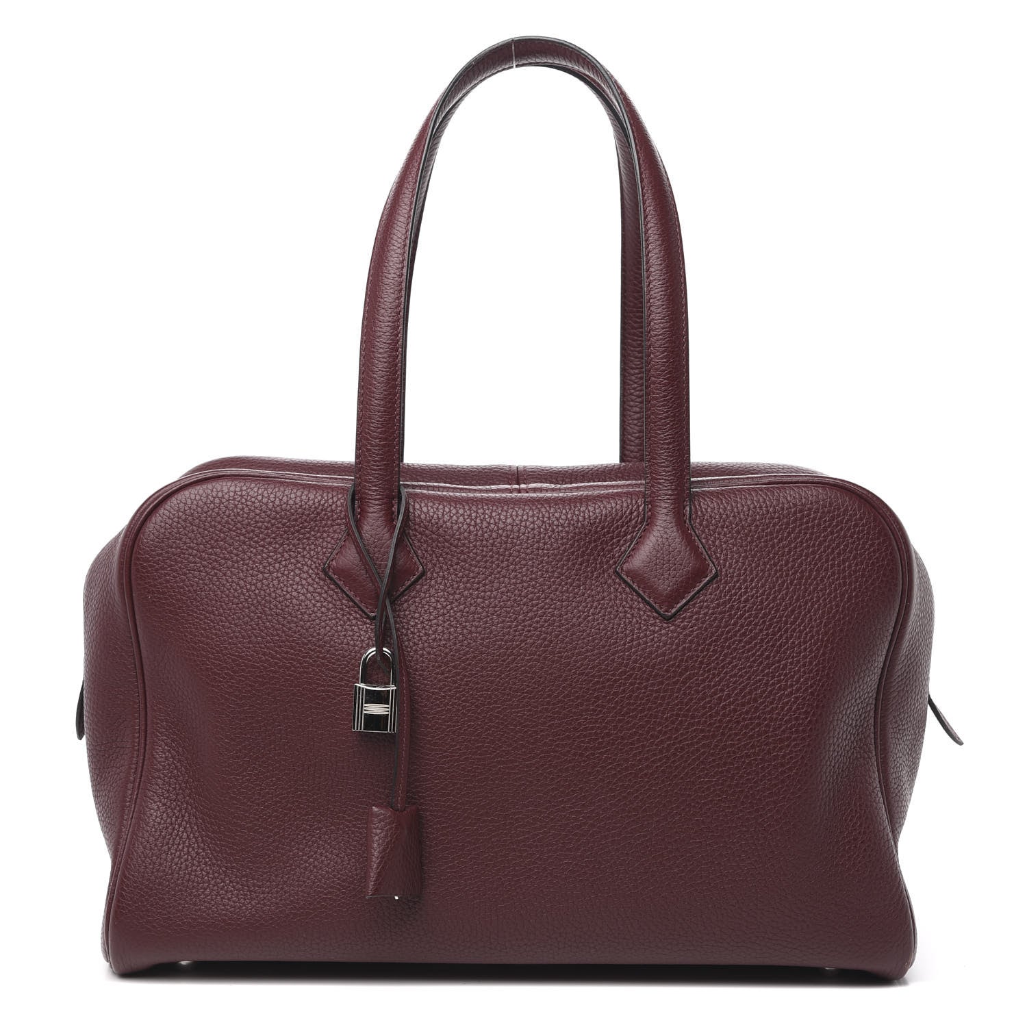 Hermes Taurillon Clemence Victoria II 35 Bordeaux 1 of 10