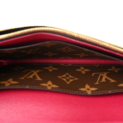 Louis Vuitton Monogram Emilie Wallet Fuchsia 5 of 6