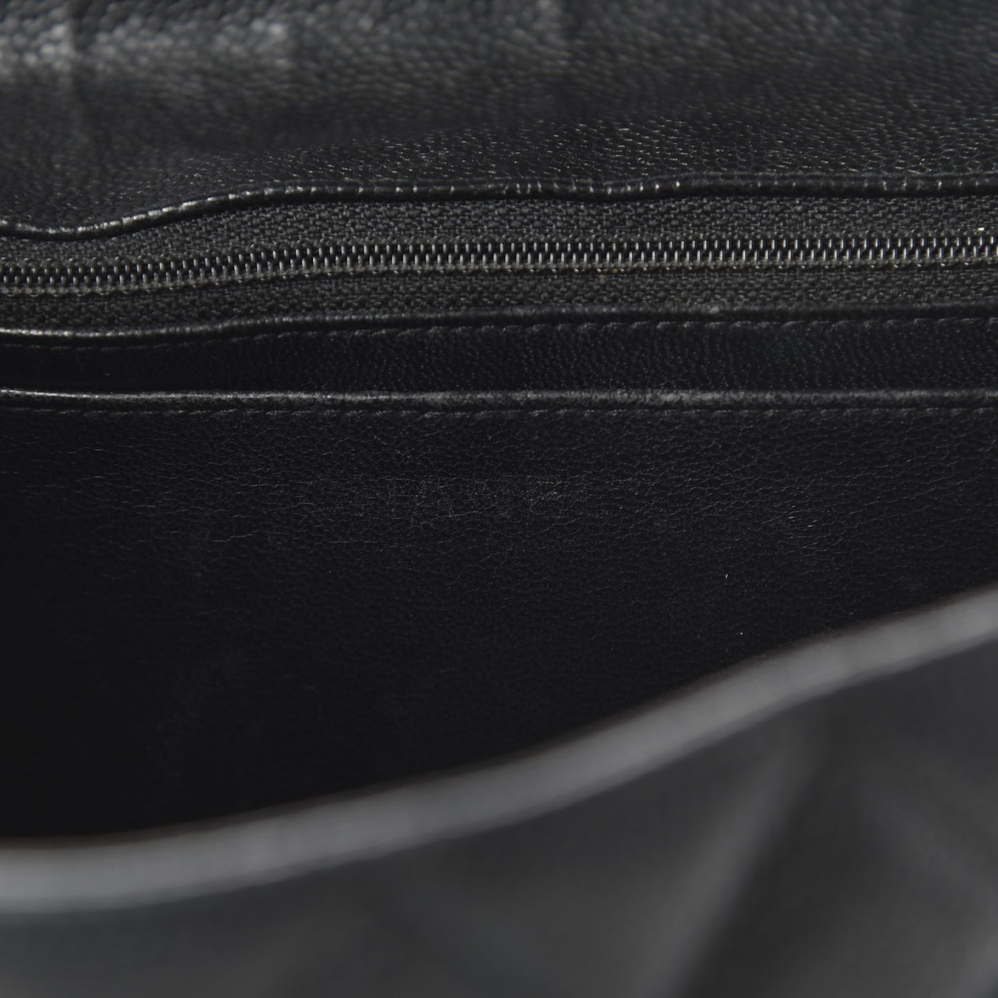 Caviar Quilted Jumbo Single Flap Black