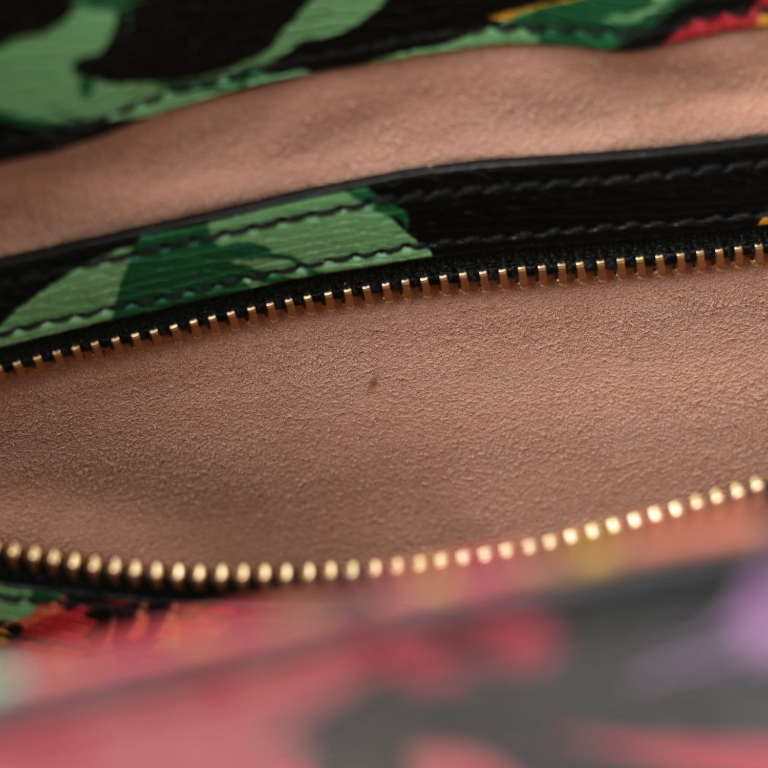 Gucci X KEN SCOTT New Shangai Calfskin Jenny Floral Print Small Jackie 1961 Hobo Black Pink 11 of 12