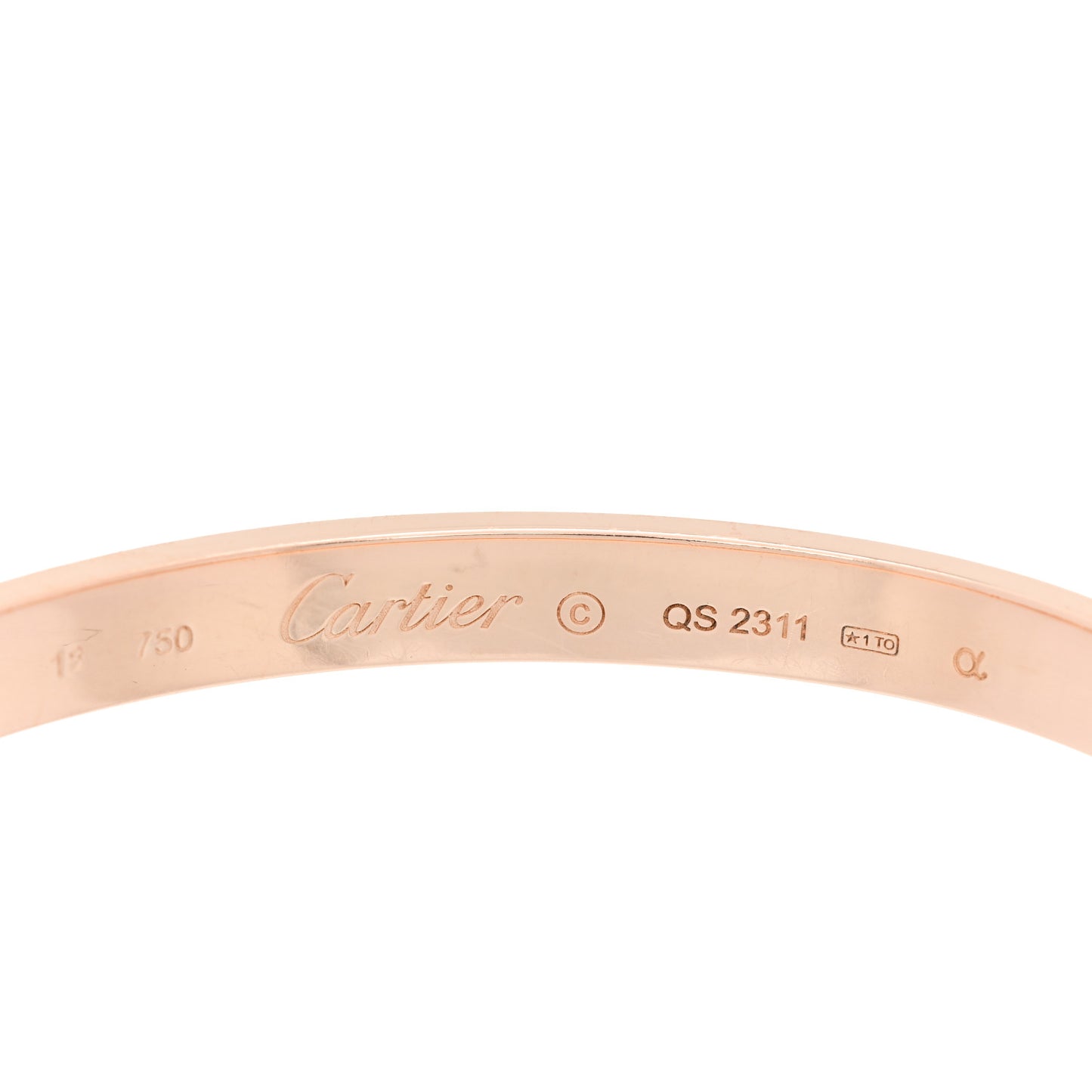 18K Pink Gold LOVE Bracelet 18