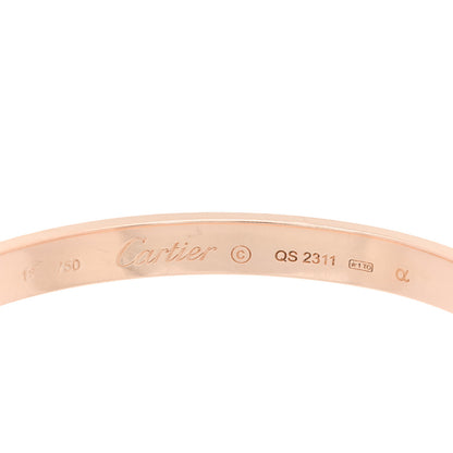 Cartier 18K Pink Gold LOVE Bracelet 18 4 of 9