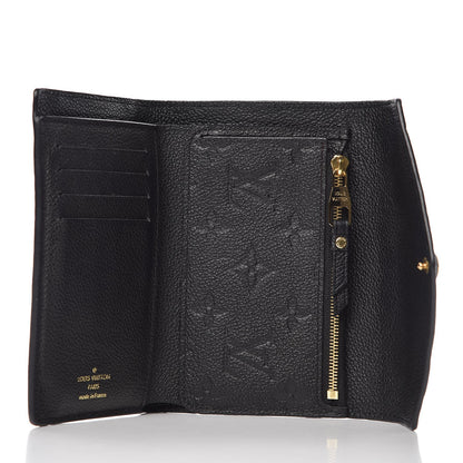 Louis Vuitton Empreinte Compact Curieuse Wallet Black 5 of 8