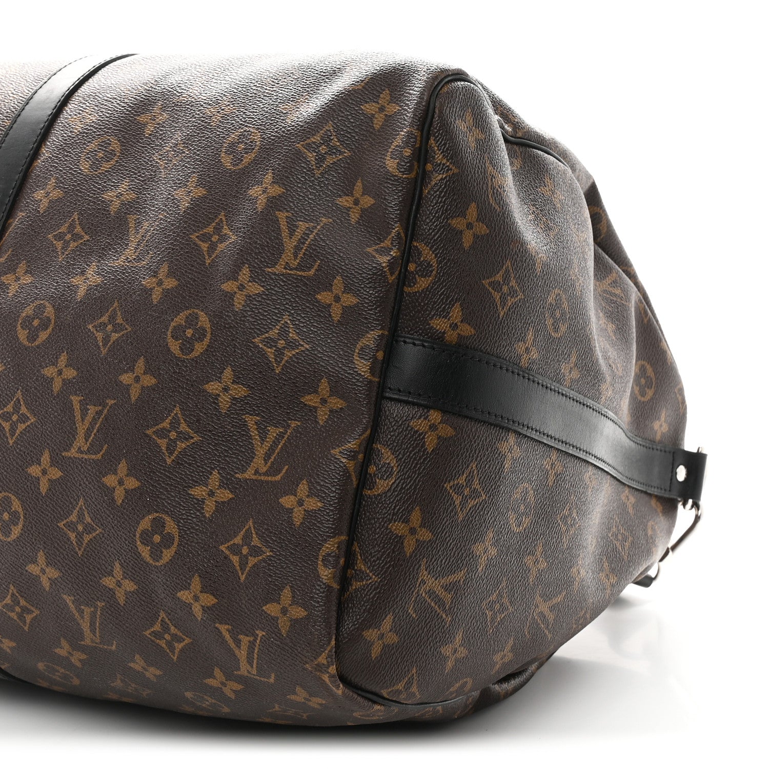 Louis Vuitton Monogram Macassar Keepall Bandouliere 55 9 of 9