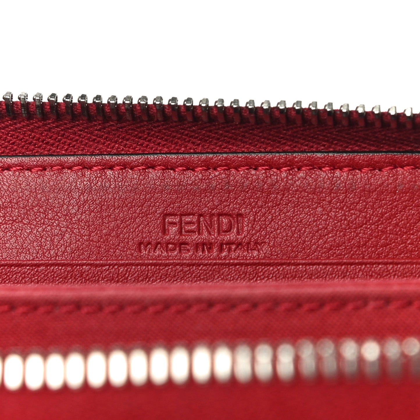 Vitello Dolce Elaphe Monster Eyes Zip Around Wallet Ribes Naturale