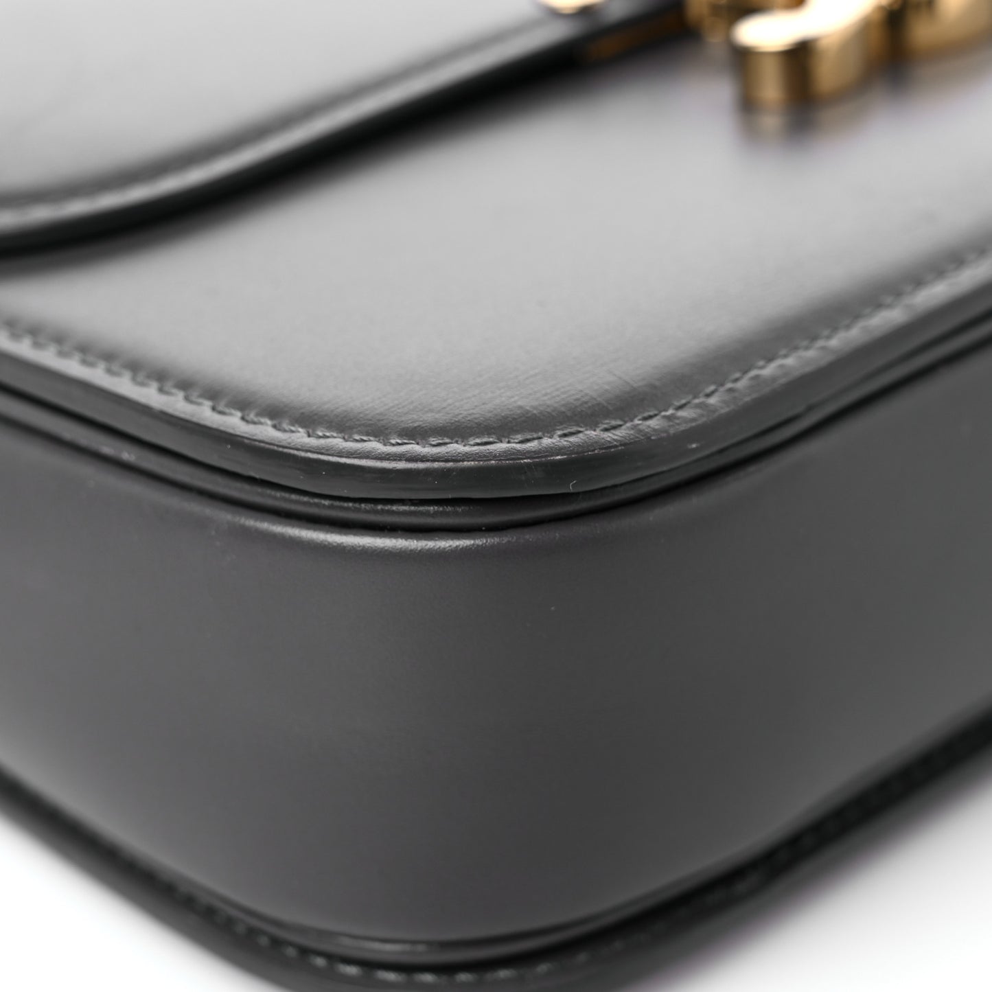 Shiny Calfskin Medium Triomphe Grey