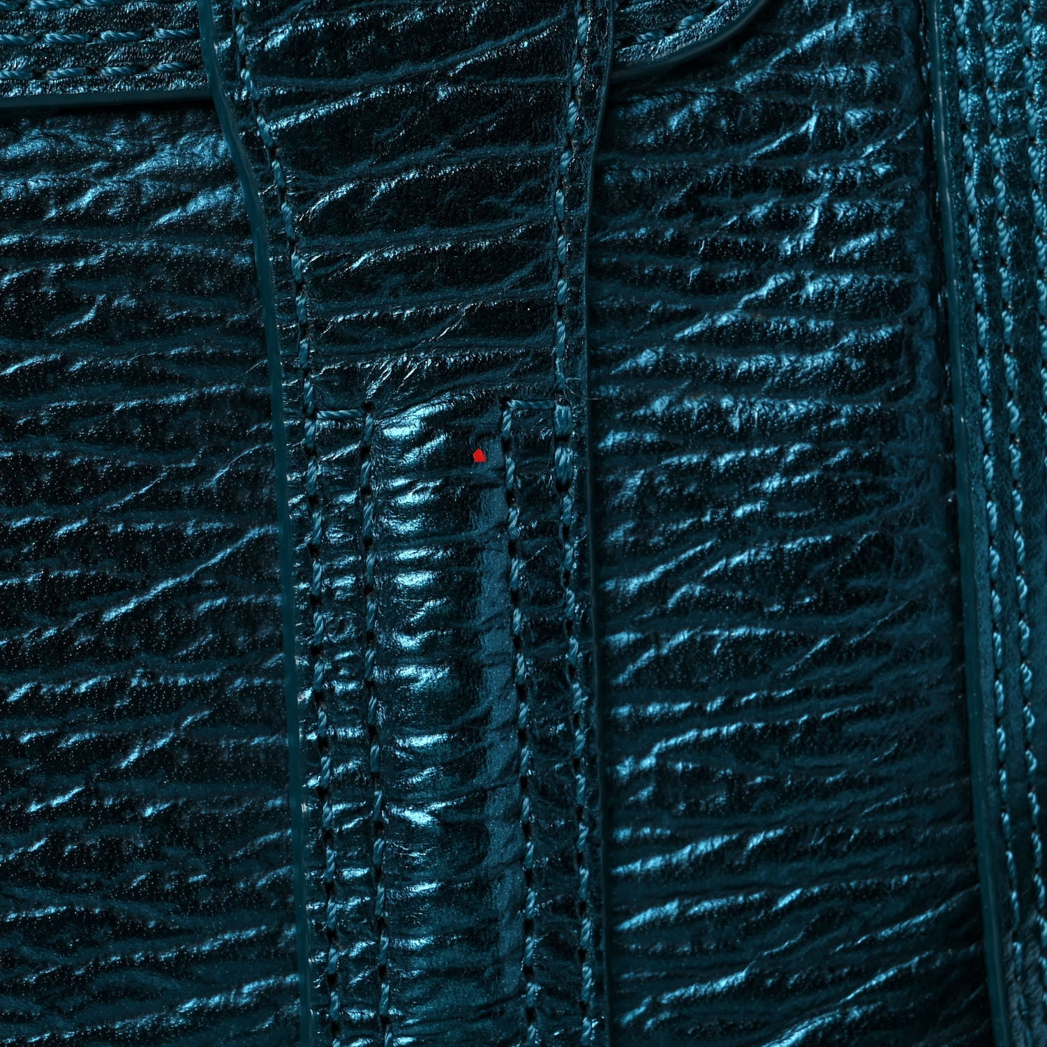 3.1 Phillip Lim Metallic Textured Calfskin Mini Pashli Satchel Turquoise 12 of 14