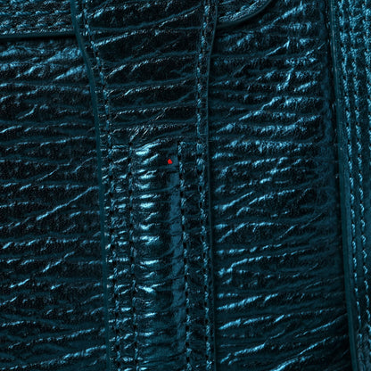 3.1 Phillip Lim Metallic Textured Calfskin Mini Pashli Satchel Turquoise 12 of 14